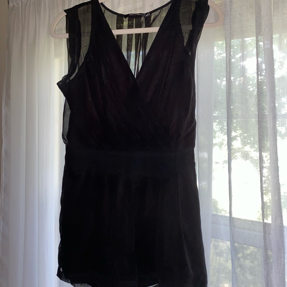 Doe & Rae Black Romper - M